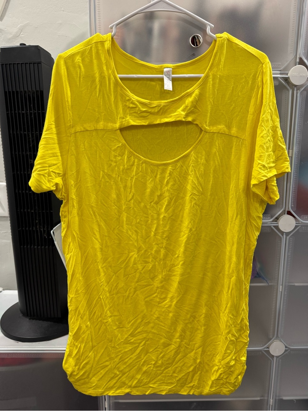 3X Yellow Top w Cutout Detail